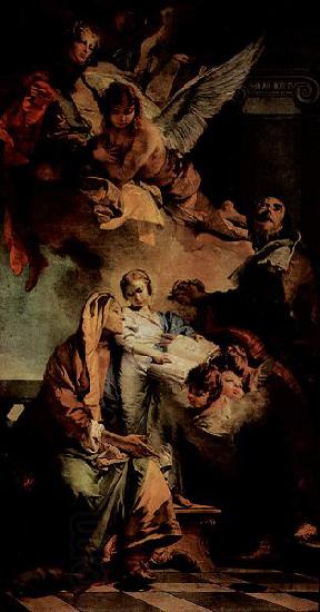 Giovanni Battista Tiepolo Erziehung Mariens oil painting picture